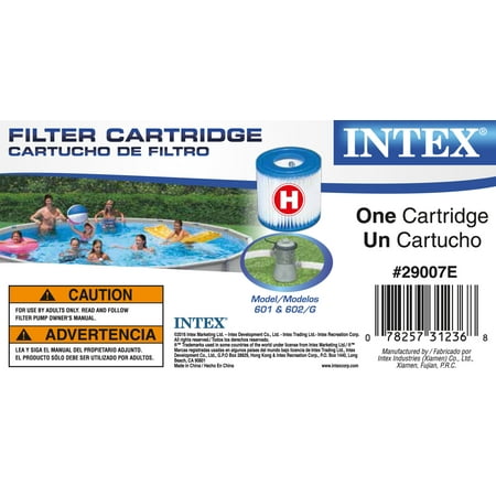 For Intex 29007E Type H Set Filter Cartridge For Above-Ground Swimming Pools For Intex 29007E Type H Set Filter Cartridge For Above-Ground Swimming Pools